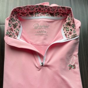 Barstool Large men’s Maters themed 1/4 zip never been worn